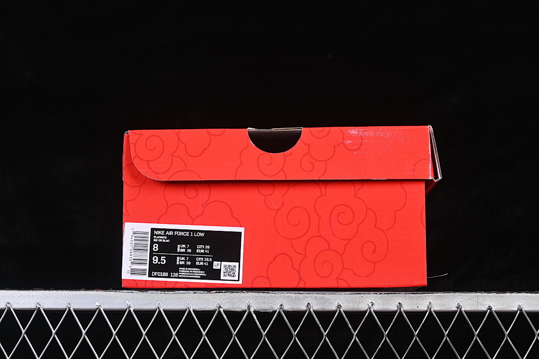 Nike [DF0188-128]-[AIR FORCE 1 07 LOW CASUAL SNEAKERS NAVY BLUE/RED]-[WOMAN:36-39]-[MAN:40-45] - Image 12