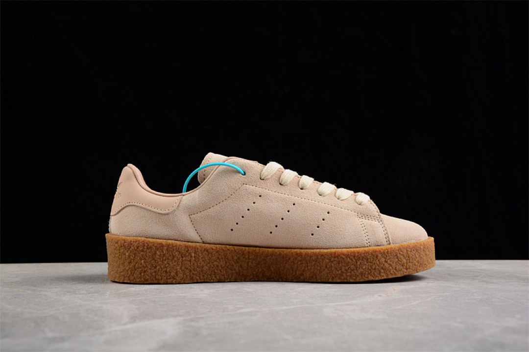 Adidas [HQ6837]-[ADIDAS SAMBA VEGAN TEAM STAN SMITH CREPE SAND STRATA/MAGIC BEIGE/SUPPLIER COLOUR] - Image 12