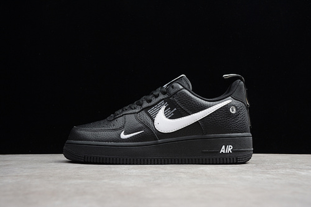 Nike [AJ7747-001]-[AIR FORCE 1 LOW 07 LV8 UTILITY BLACK/WHITE-BLACK-TOUR (YELLOW]), photo 1