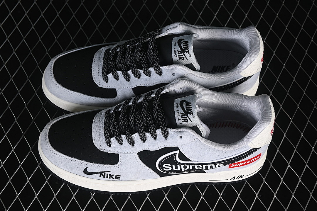 Nike [SS1979-003]-[AIR FORCE 1 07 LOW GREY/BLACK/WHITE]-[WOMAN:36-39]-[MN:40-45] - Image 11