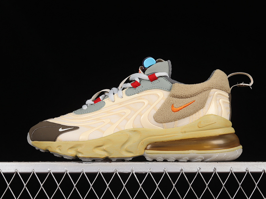 Unbranded [CT2864-200]-[TRAVIS SCOTT AIR MAX 270 REACT CACTUS TRAILS LIGHT CREAM/DARK HAZEL/MICA (GREEN]), photo 1