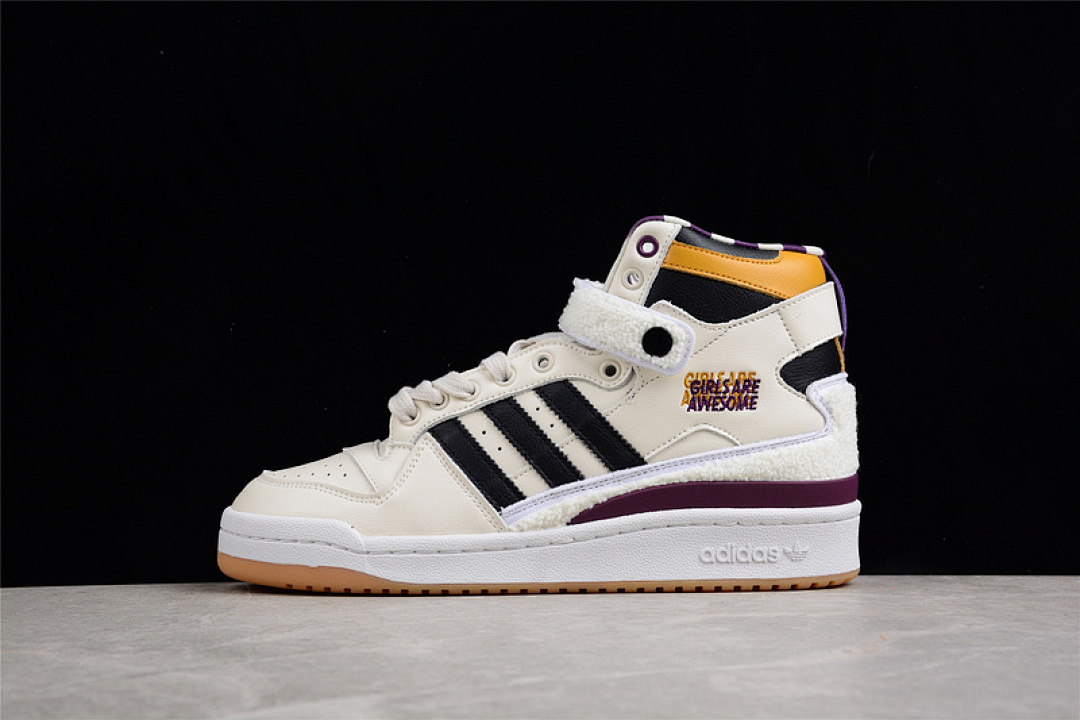 Purple [GY2632]-[ARE AWESOME X FORUM HIGH CLOUD WHITE PURPLE]-[WOMAN:36-39]-[MAN:40-45], photo 1