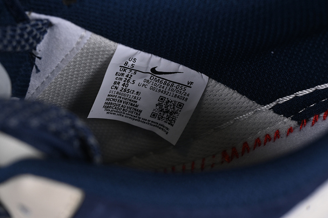 Nike [DM6688-055]-[AIR FORCE 1 07 LOW WHITE/GREY/BLUE]-[WOMAN:36-39]-[MAN:40-45] - Image 6