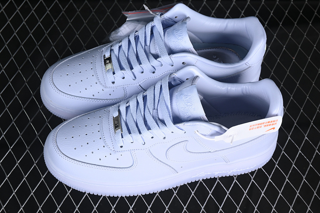 Nike [CZ8065-500]-[AIR FORCE 1 07 LOW PALEST PURPLE/COBALT TINT/METALLIC SILVER]-[UNISEX:36-45] - Image 11