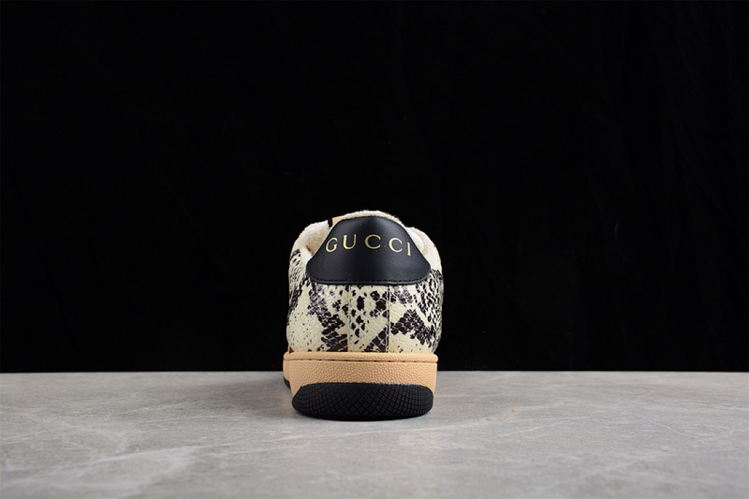 Gucci [GU*CCI ACE EMBROIDERED LOW-TOP BROWN/DARK GREEN/RED-WHITE]-[MAN:39-45] - Image 11