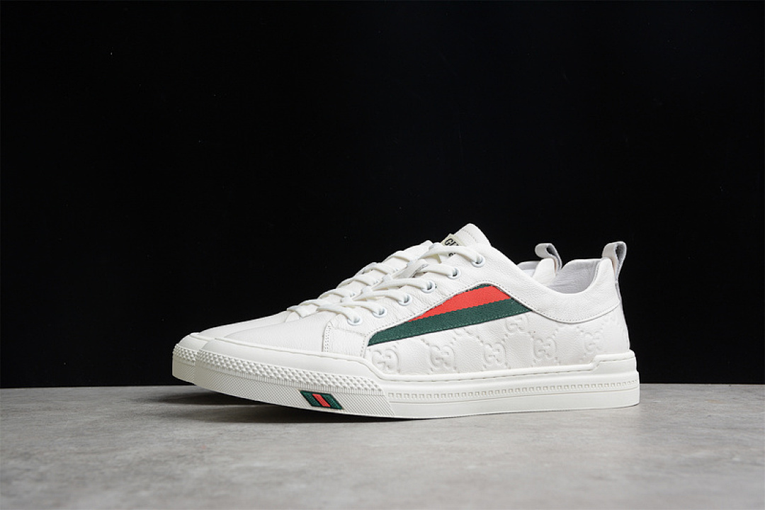 Gucci [431942-02JPO-60538]-[GU*CCI ACE EMBROIDERED LOW-TOP SNEAKER WHITE/RED/NAVY]-[MAN:38-44] - Image 14