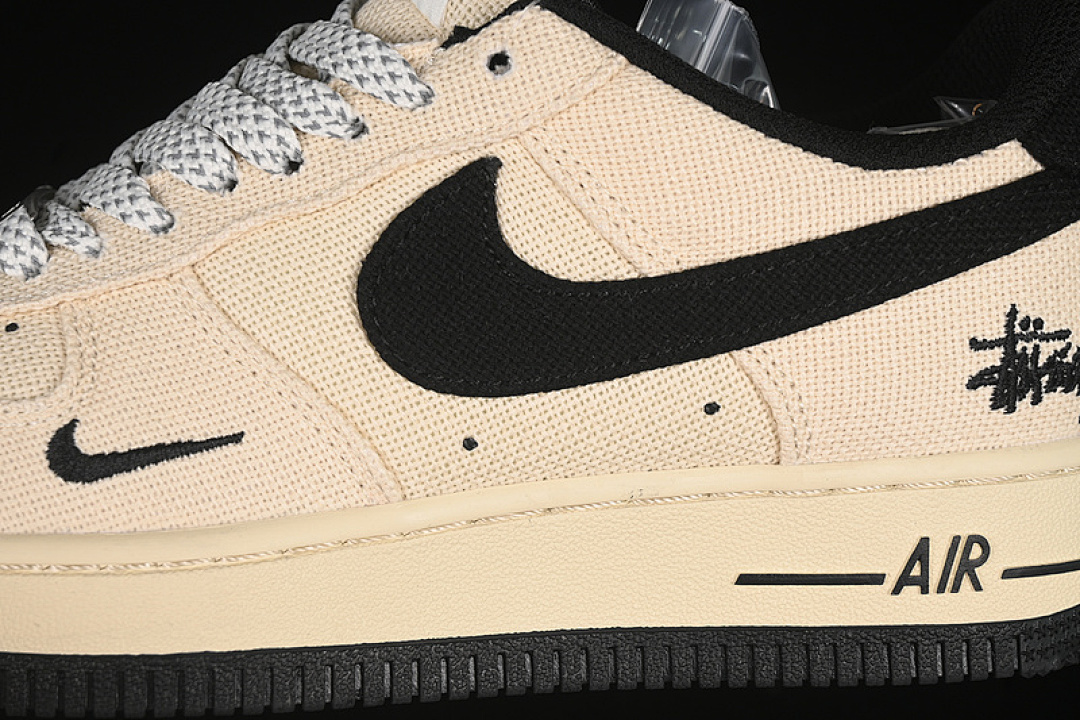 Nike [XX3168-153]-[AIR FORCE 1 07 LOW GREY/BEIGE/BLACK]-[WOMAN:36-39]-[MAN:40-45] - Image 8