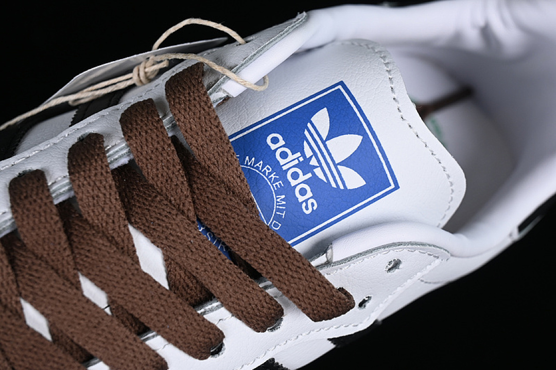 Adidas [GP8366]-[ADIDAS SAMBA VEGAN WHITE/BLACK/BLUE]-[WOMAN:35-39]-[MAN:40-45] - Image 9