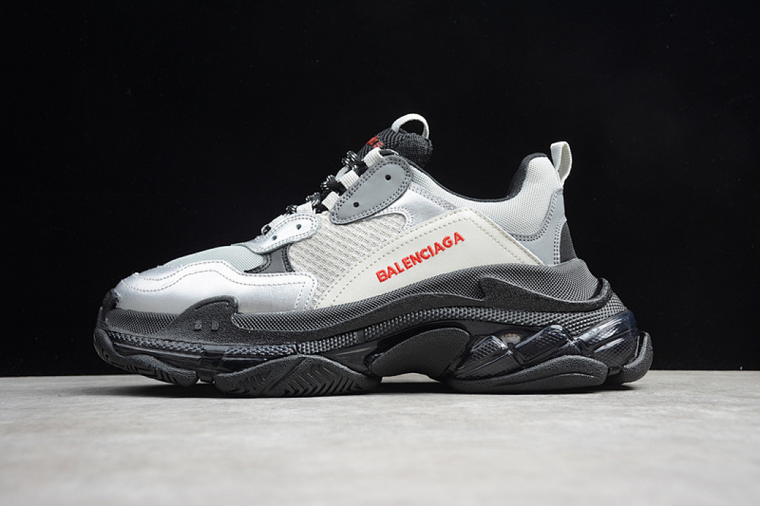 Unbranded [TRIPLE S SNEAKER DADSHOE WHITE/BLACK/LIGHT GREY]-[WOMAN:36-39]-[MAN:40-45], photo 1