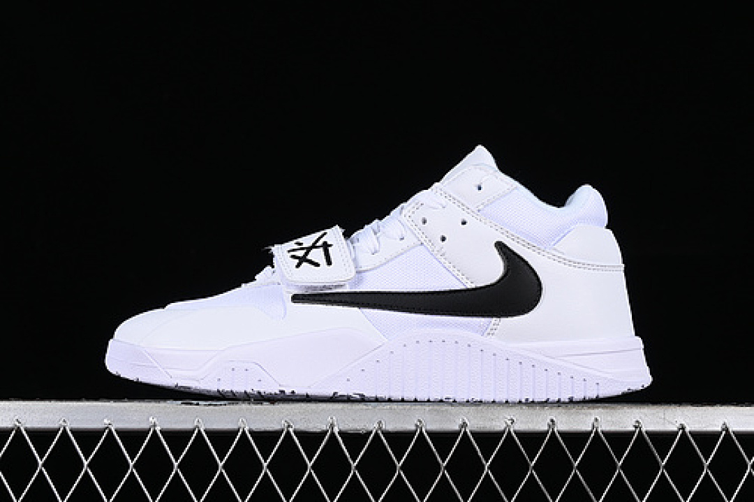 Jordan [DFZ8117-492]-[TRAVIS SCOTT JORDAN CUT THE CHECK AJ1 WHITE/BLACK]-[WOMAN:36-39]-[MAN:40-46], photo 1