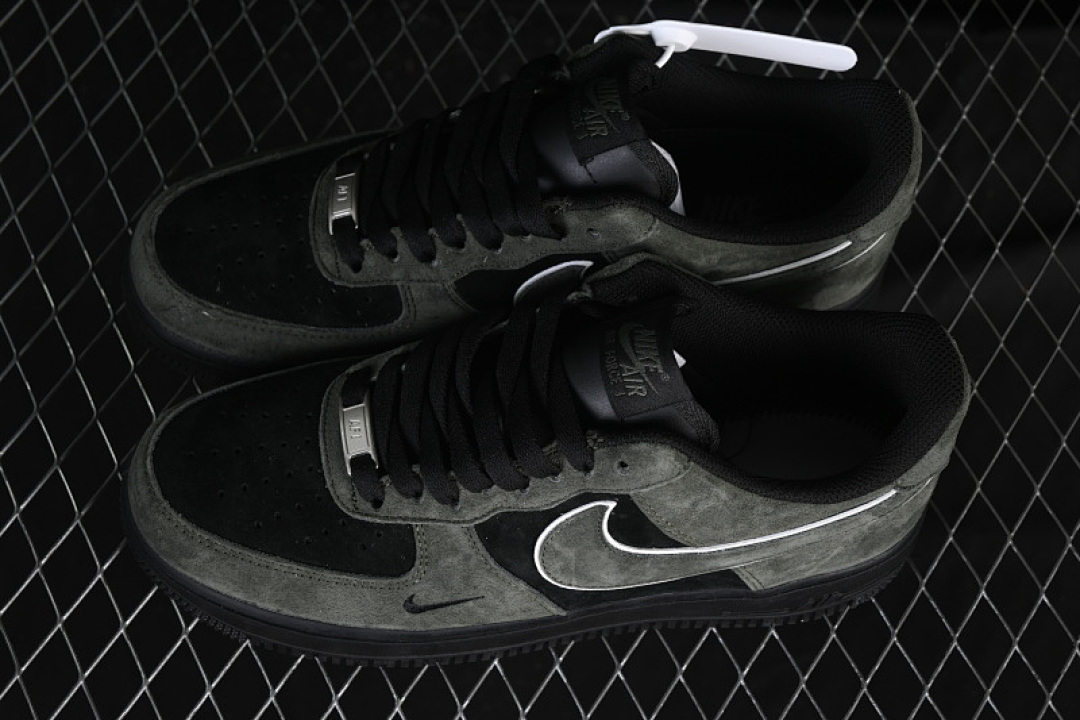 Nike [ZH0316-132]-[AIR FORCE 1 07 LOW CASUAL SHOES DARK GRAY/BLACK]-[WOMAN:36-39]-[MAN:40-45] - Image 10