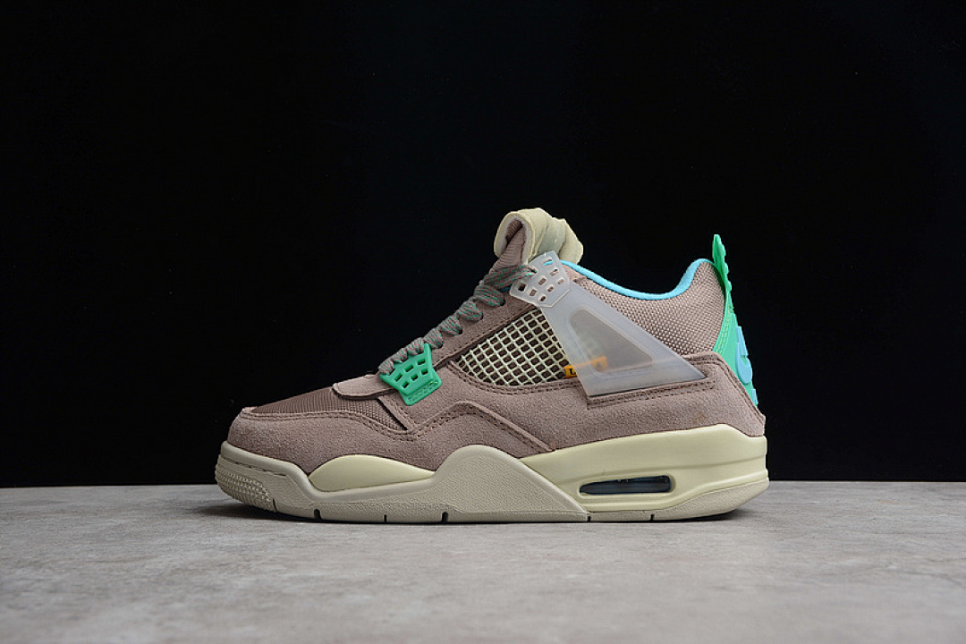 Jordan [DJ5718-242]-[UNION LA X AIR JORDAN 4 RETRO TAUPE HAZE/BLUE FURY/KHAKI/ROMA (GREEN]), photo 1