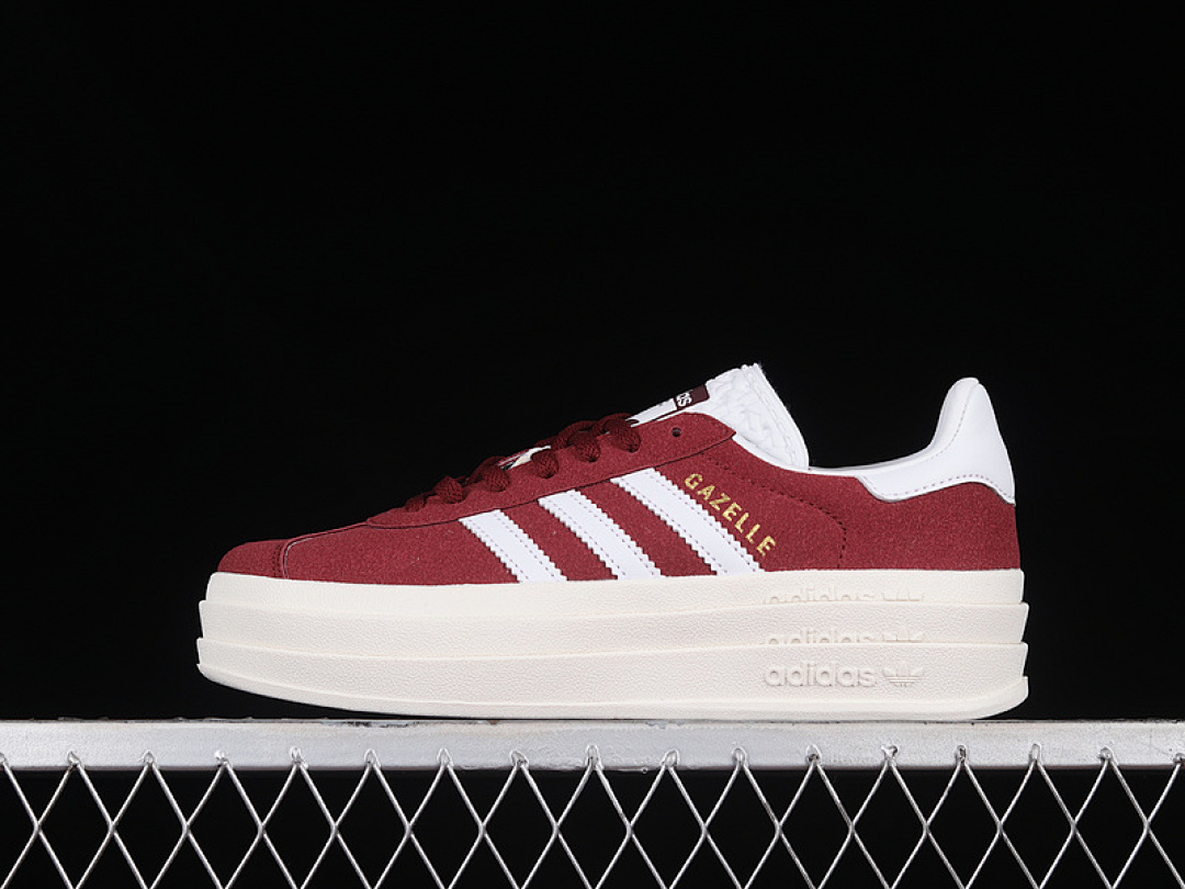 Unbranded [HQ6892]-[GAZELLE BOLD SHOES SHADOW RED/CLOUD WHITE/CORE WHITE]-[WOMAN:36-40], photo 1
