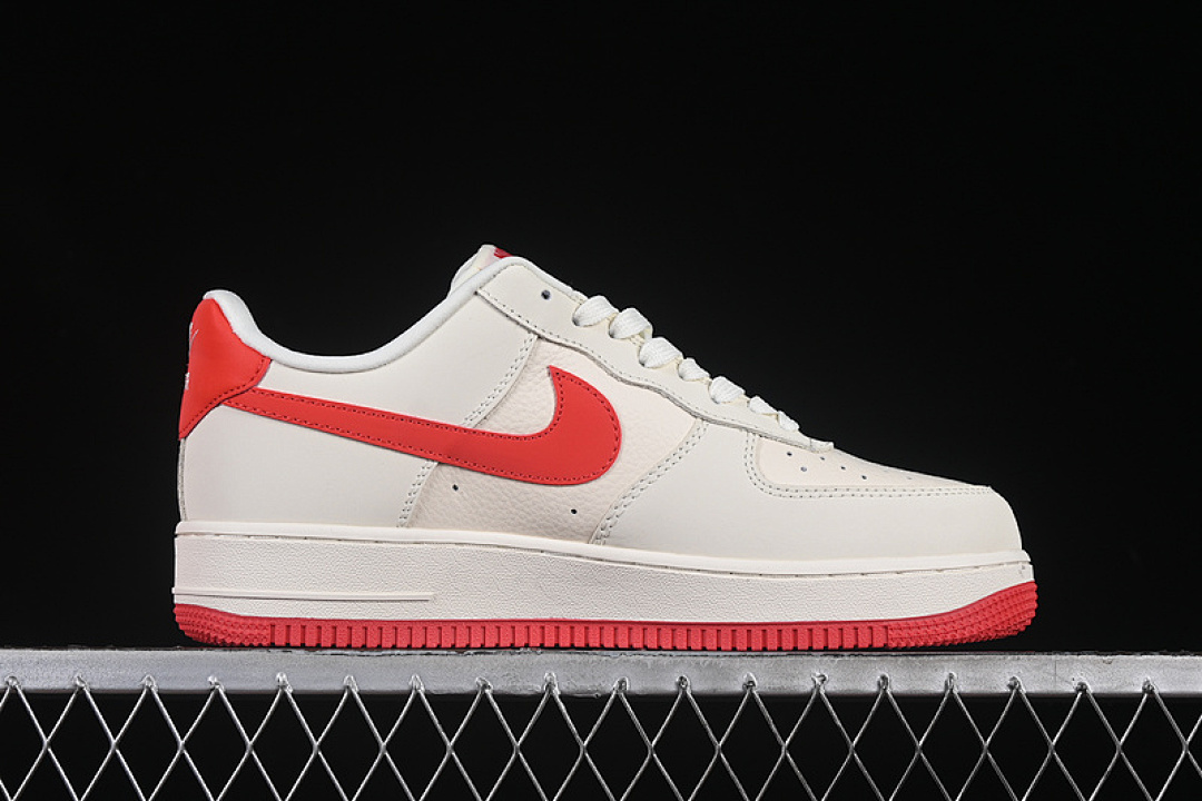 Nike [XZ6188-199]-[AIR FORCE 1 07 LOW RED/WHITE]-[WOMAN:36-39]-[MAN:40-45] - Image 16