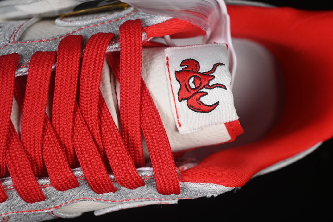 Nike [ZD1988-004]-[AIR FORCE 1 07 LOW WHITE/GREY/RED]-[WOMAN:36-39]-[MAN:40-45] - Image 9