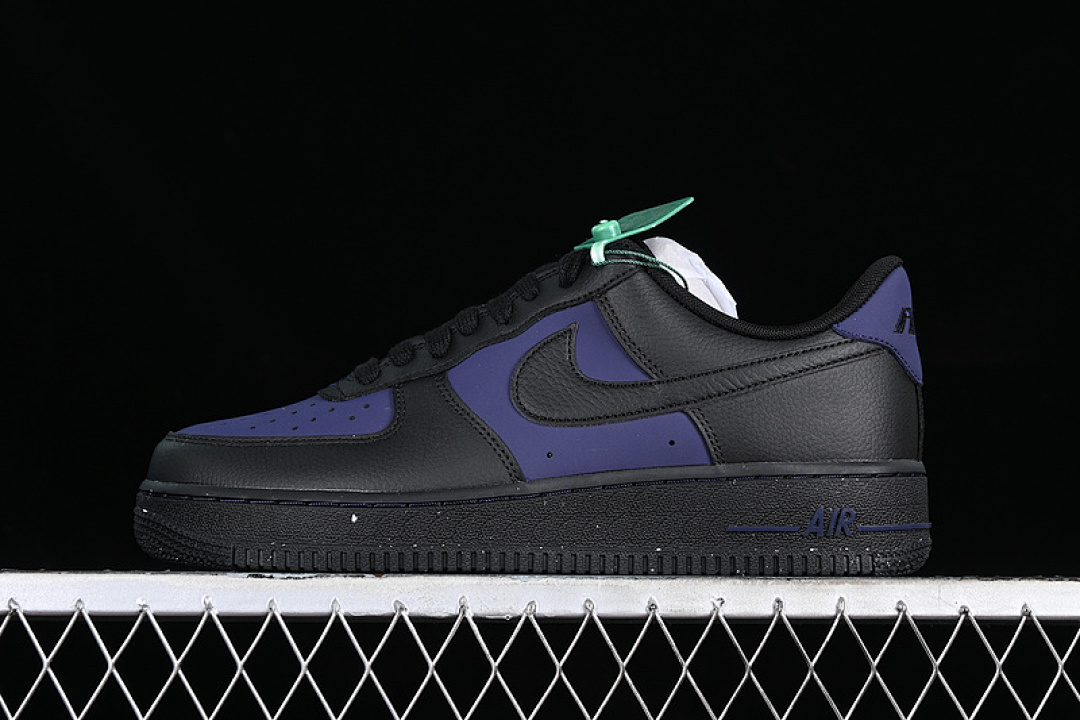 Nike [DZ2708-500]-[AIR FORCE 1 07 LOW BLACK/PURPLE]-[WOMAN:35.5-39]-[MAN:40-45], photo 1
