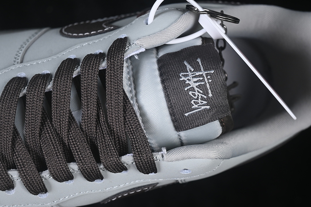 Nike [RJ1988-007]-[AIR FORCE 1 07 LOW CASUAL SNEAKERS LIGHT GRAY/GREY]-[WOMAN:36-39]-[MAN:40-45] - Image 8