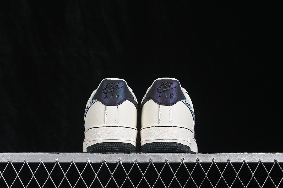 Nike [FB1839-199]-[AIR FORCE 1 07 LOW CASUAL SNEAKERS WHITE/BLACK/BLUE]-[WOMAN:36-39]-[MAN:40-45] - Image 14