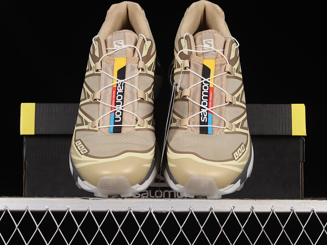 On Running [416410-22]-[XT 6 FOR DSM GAOKE DUANJI OUTDOOR CASUAL KHAKI/YELLOW]-[WOMAN:36-39]-[MAN:40-46.5] - Image 12