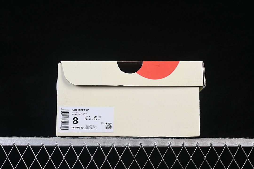 Nike [NH0601-514]-[AIR FORCE 1 07 LOW CASUAL SNEAKERS BEIGE/WINE RED]-[WOMAN:36-39]-[MAN:40-45] - Image 12