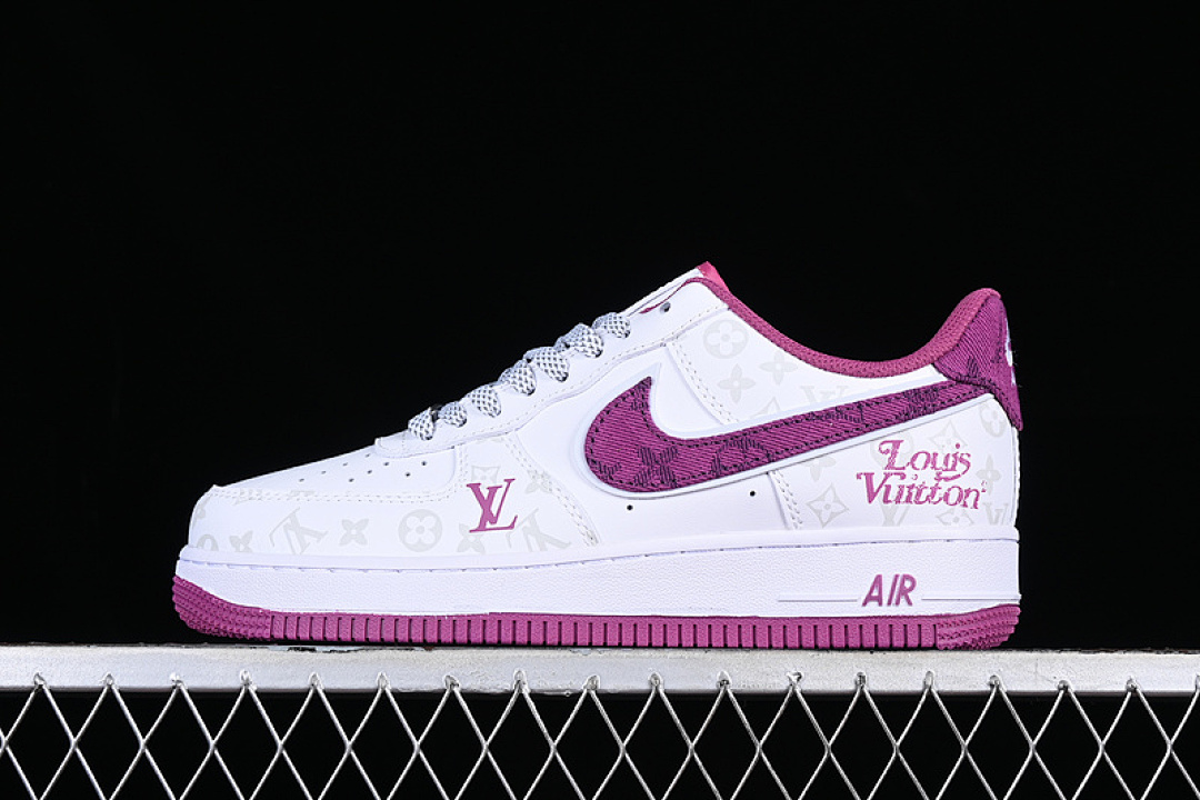 Nike [CV0670-500]-[AIR FORCE 1 07 LOW WHITE/PURPLE]-[WOMAN:36-39]-[MAN:40-45], photo 1