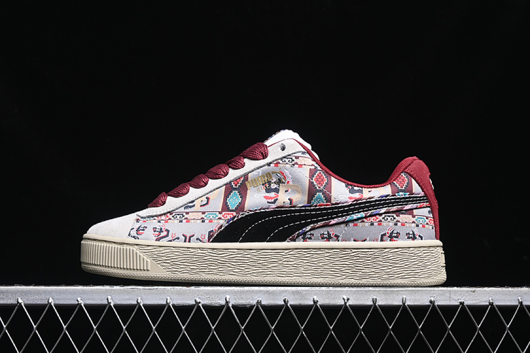 Puma [397197-01]-[PUMA SUEDE XL WARM WHITE/BLACK/TEAM REGAL RED/PUTTY]-[WOMAN:36-39]-[MAN:40-45], photo 1