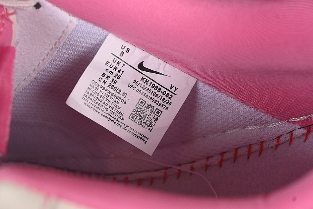 Nike [KK1988-082]-[AIR FORCE 1 07 LOW WHITE/PINK]-[WOMAN:36-39]-[MAN:40-45] - Image 6