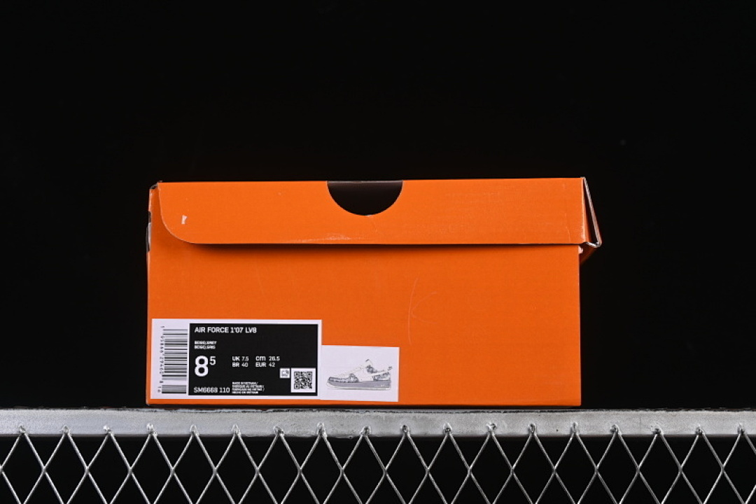 Nike [SM6668-110]-[AIR FORCE 1'07 LOW CASUAL SNEAKERS BLACK/WHITE]-[WOMAN:36-39]-[MAN:40-45] - Image 11