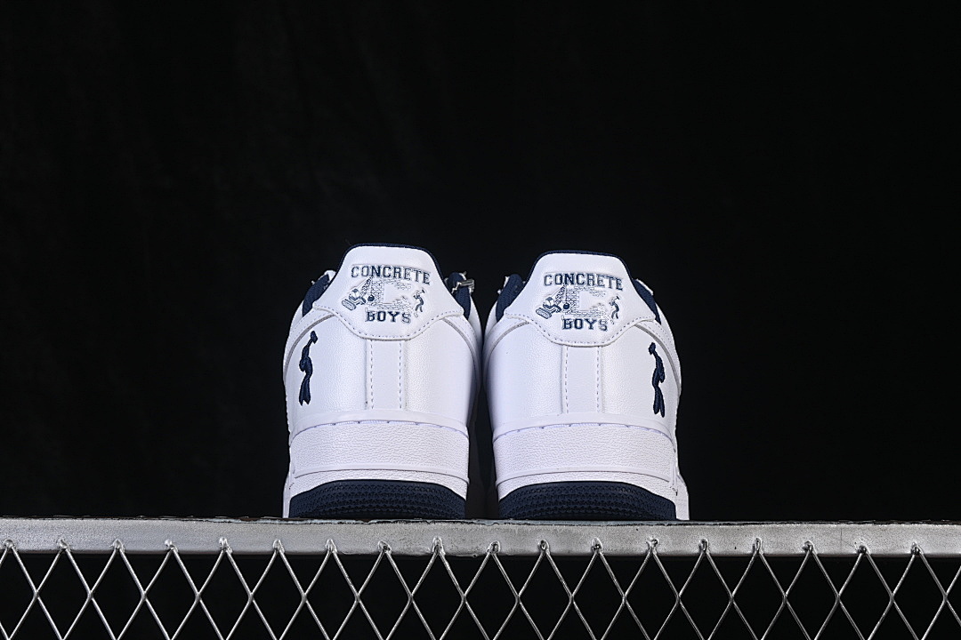 Nike [IB5720-100]-[AIR FORCE 1 LOW WHITE/WHITE/MIDNIGHT NAVY/DARK POWDER BLUE]-[MAN:40-47.5] - Image 14
