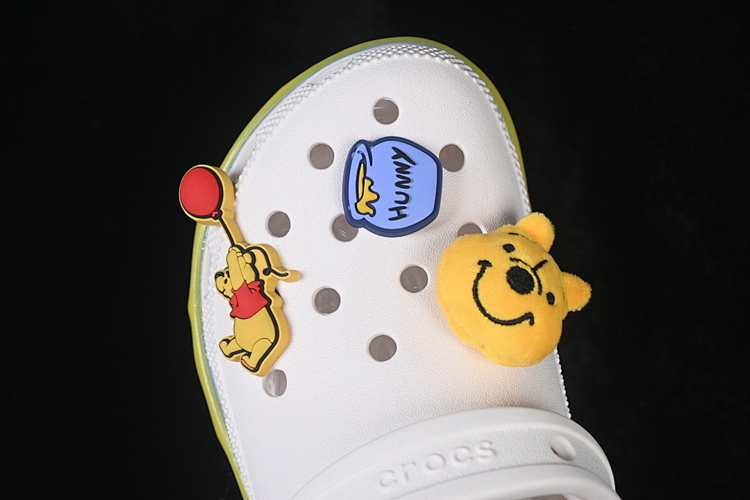 Crocs [ROUND-TOED THICK-SOLED SLIPPERS WHITE/YELLOW/BLUE]-[WOMAN:34-39]-[MAN:40] - Image 6