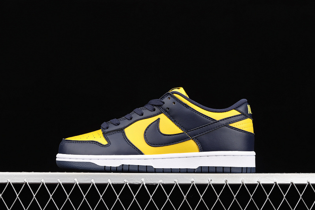 Unbranded [DD1391-700]-[DUNK LOW 'MICHIGAN' 2021 VARSITY MAIZE/MIDNIGHT NAVY/WHITE]-[ UNISEX:36-46], photo 1