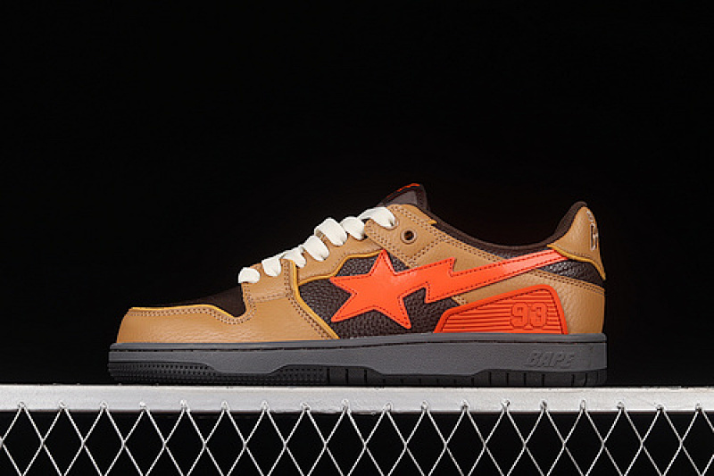 Bape HUMAN MADE Bape STA SK8 TO NIGO BROWN/RED/DARK BROWN · 1H80191021, photo 1