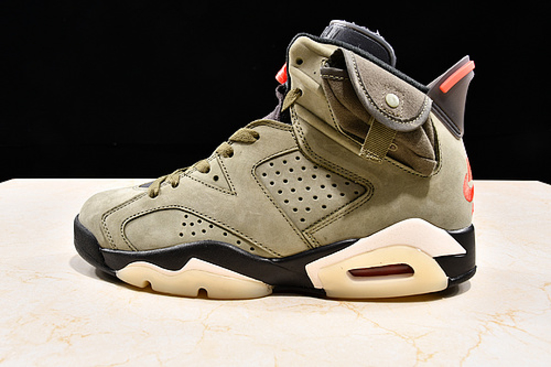 Jordan [162-160-171]-[CN1084-200]-[TRAVIS SCOTT X AIR JORDAN 6 MEDIUM OLIVE/BLACK/UNIVERSITY (RED]), photo 1