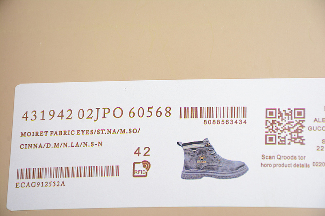 Gucci [431942-02JPOI-60568]-[GU*CCI SCREENER GG HIGH-TOP SNEAKER GREY/DARK (GREY]) - Image 3