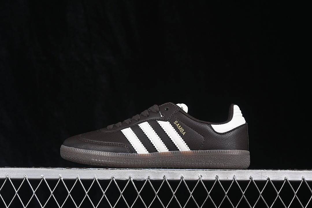 Adidas [IH3982]-[SAMBA OG AURORA COFFEE/OFF WHITE/GOLD METALLIC]-[WOMAN:35-39]-[MAN:40-45], photo 1