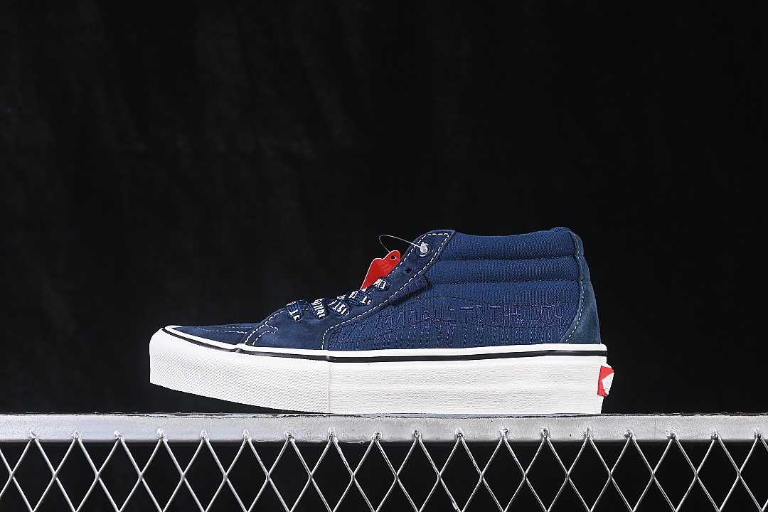 Unbranded [VN0A347UVGD]-[SK8 MID SIZED CASUAL SKATE SHOES NAVY BLUE/MIDNIGHT BLUE]-[WOMAN:35-39]-[MAN:40, photo 1