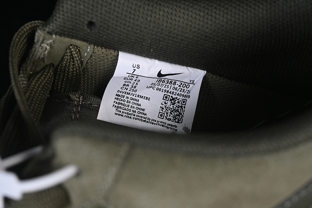 Nike [IB6388-200]-[AIR FORCE 1 07 LOW CASUAL SNEAKERS ARMY GREEN/WHITE]-[WOMAN:36-39]-[MAN:40-45] - Image 5
