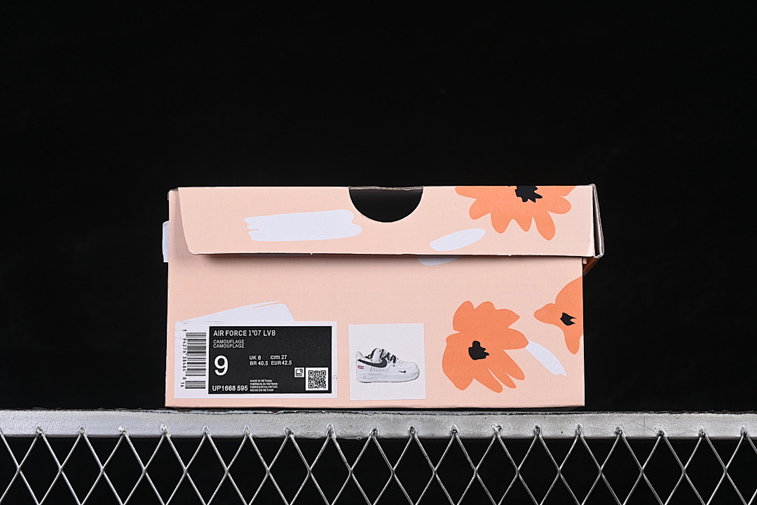 Nike [UP1668-595]-[AIR FORCE 1 07 LOW WHITE/BLACK]-[WOMAN:36-39]-[MAN:40-45] - Image 12