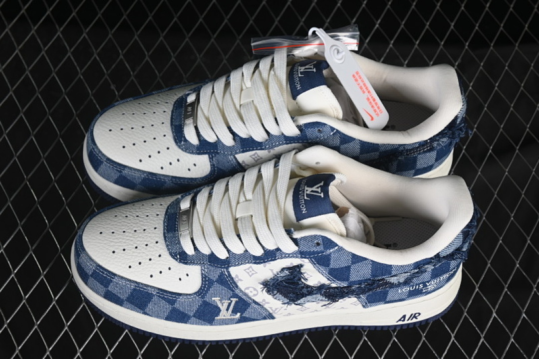Nike [YF9511-816]-[AIR FORCE 1 07 LOW NAVY BLUE/WHITE]-[WOMAN:36-39]-[MAN:40-45] - Image 11