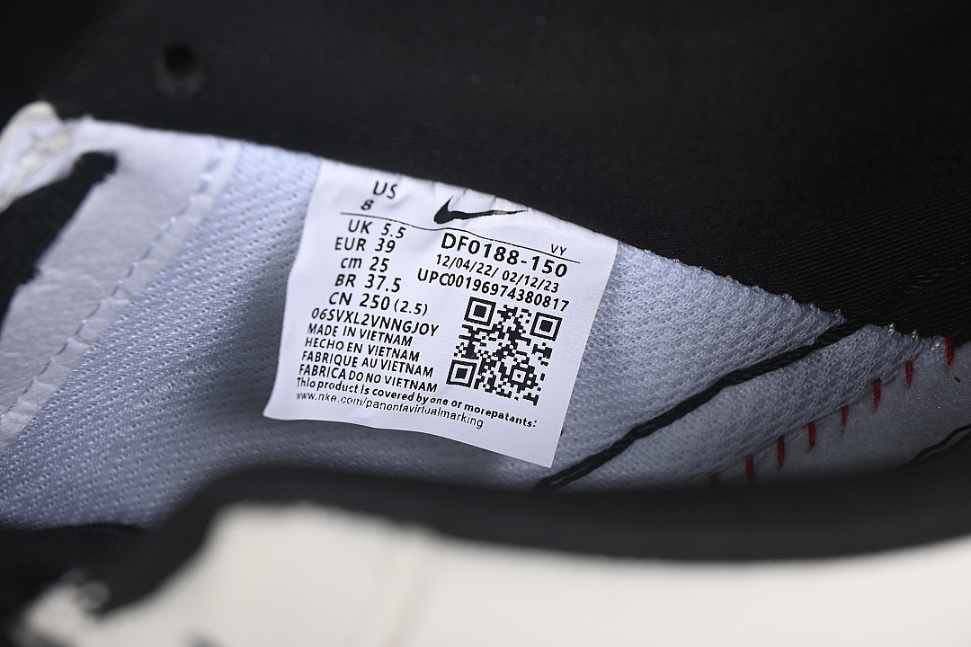 Nike [DF0188-150]-[AIR FORCE 1 07 LOW CASUAL SNEAKERS WHITE/BLACK/RED]-[WOMAN:36-39]-[MAN:40-45] - Image 6