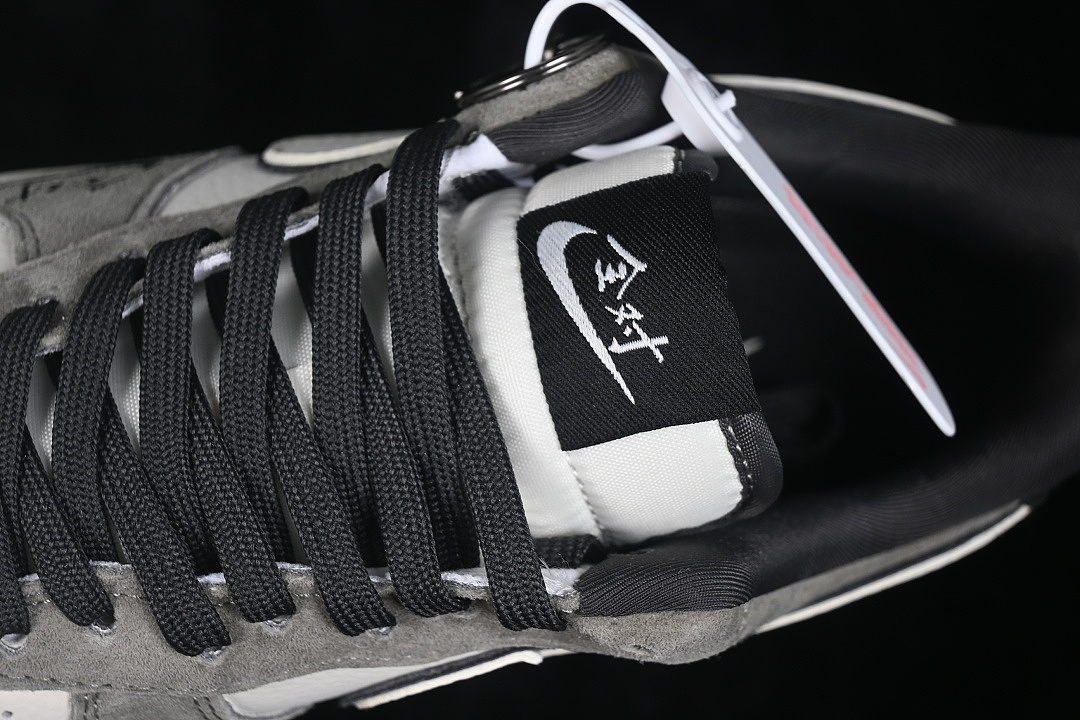Nike [RD1988-001]-[AIR FORCE 1 07 LOW CASUAL SNEAKERS WHITE/GREY/BLACK]-[WOMAN:36-39]-[MAN:40-45] - Image 9