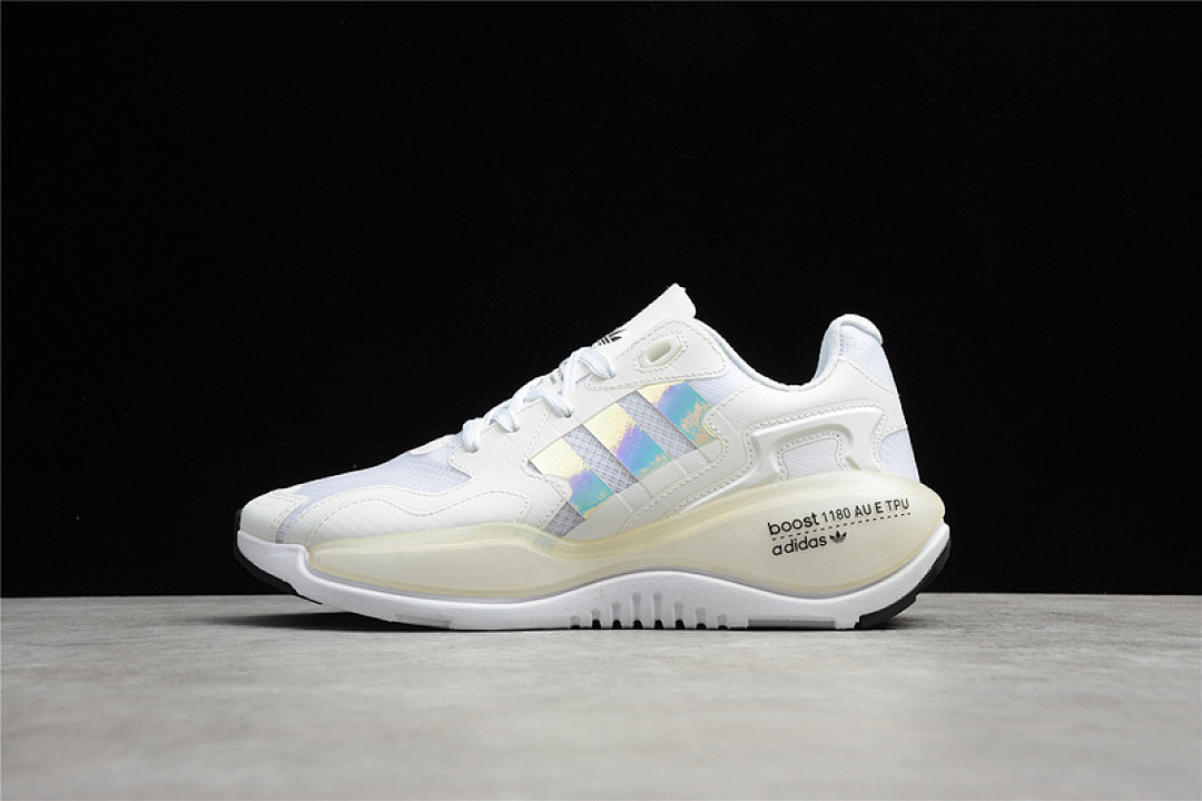 Unbranded [FY3026]-[ZX ALKYNE WHITE IRIDESCENT FOOTWEAR WHITE/FOOTWEAR WHITE/CORE BLACK]-[UNISEX:36-45], photo 1