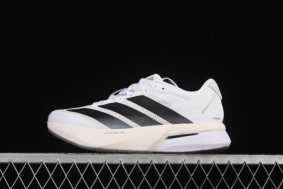 On Running [JS4939]-[ADIZERO BOSTON 13 WHITE/BLACK]-[WOMAN:36-39]-[MAN:40-46] - Image 2