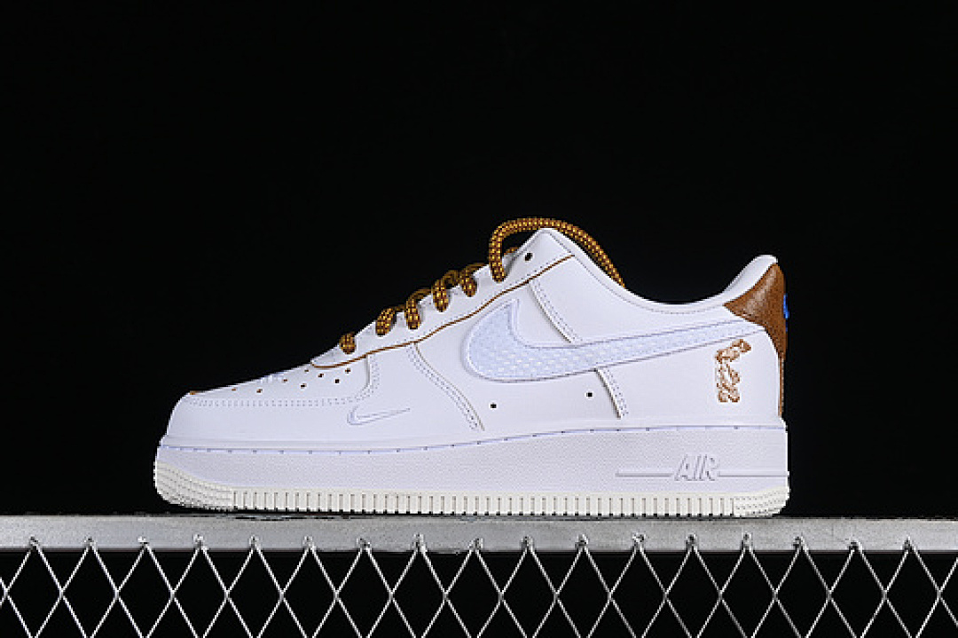 Nike [HF5716-111]-[AIR FORCE 1 07 LOW GODDESS OF VICTORY WHITE/BROWN]-[WOMAN:36-39]-[MAN:40-45], photo 1