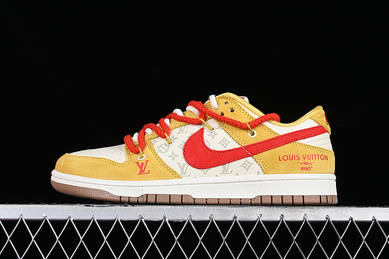 Nike SB DUNK LOW L*V WHITE/RED/YELLOW · FC1688-168, photo 1