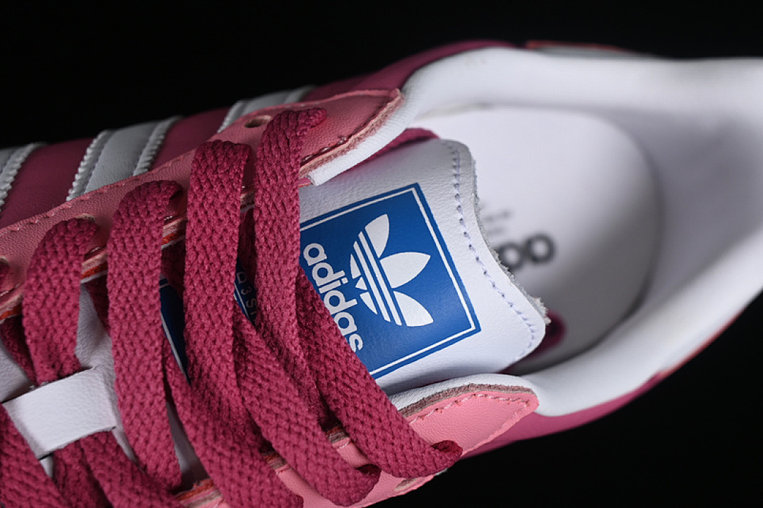 Adidas [B75806]-[SAMBA VEGAN OG WHITE/PINK/BLACK]-[WOMAN:36-40] - Image 9