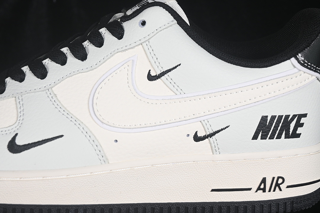 Nike [GS2288-012]-[AIR FORCE 1 07 LOW CASUAL SNEAKERS WHITE/BLACK]-[WOMAN:36-39]-[MAN:40-45] - Image 7
