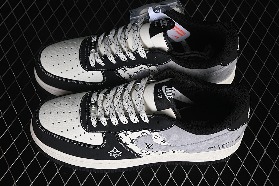 Nike [KG6699-F28]-[AIR FORCE 1 07 LOW WHITE/BLACK/GREY]-[WOMAN:36-39]-[MAN:40-45] - Image 11