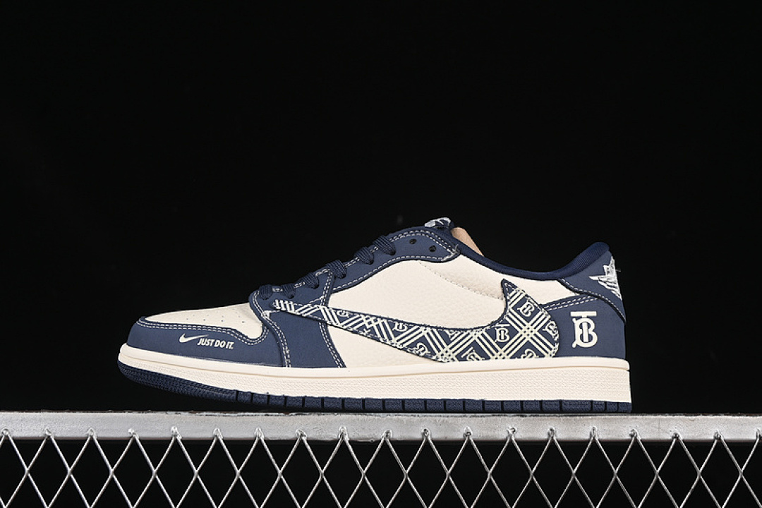Jordan [LD2025-014]-[TRAVIS SCOTT X FRAGMENT DESIGN AIR JORDAN 1 LOW OG SP WHITE/BLUE]-[36-45], photo 1