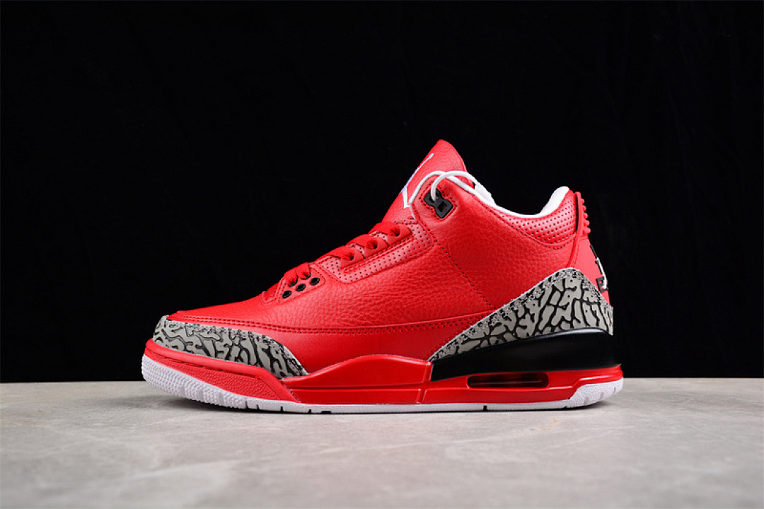 Jordan [AJ3-770438]-[DJ KHALED X AIR JORDAN 3 RETRO UNIVERSITY RED/BLACK-CEMENT]-[MAN:40-47.5], photo 1